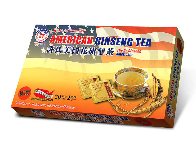 許氏花旗人參茶1盒20包(威斯康辛洲名產)