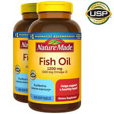 Nature made fish oil 1200mg 萊翠美深海魚油 200顆