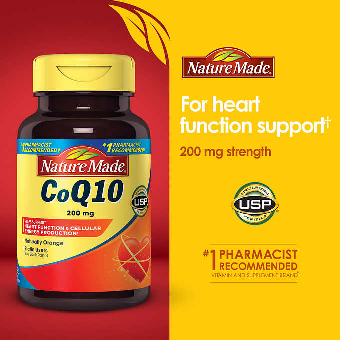 Nature Made CoQ10 萊萃美輔酶 200mg 140顆膠囊